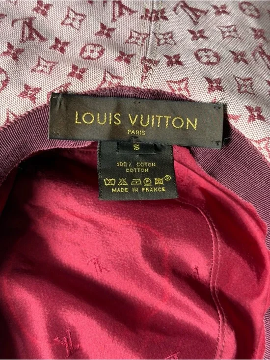 Louis Vuitton Vintage Monogram Sun Hat in Red - Picture 5 of 5